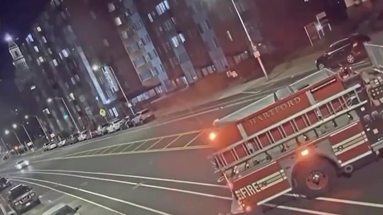 Police arrest woman accused of crashing into Hartford firetruck