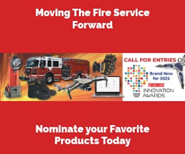 Firehouse is seeking product and service nominations for the 2025 Firehouse Innovation Awards.