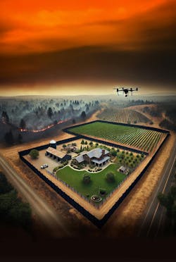 WFS Selfguarding from INCA is a wildfire defense system that stops fires before they reach critical areas. WFS Selfguarding from INCA is a wildfire defense system that stops fires before they reach critical areas.