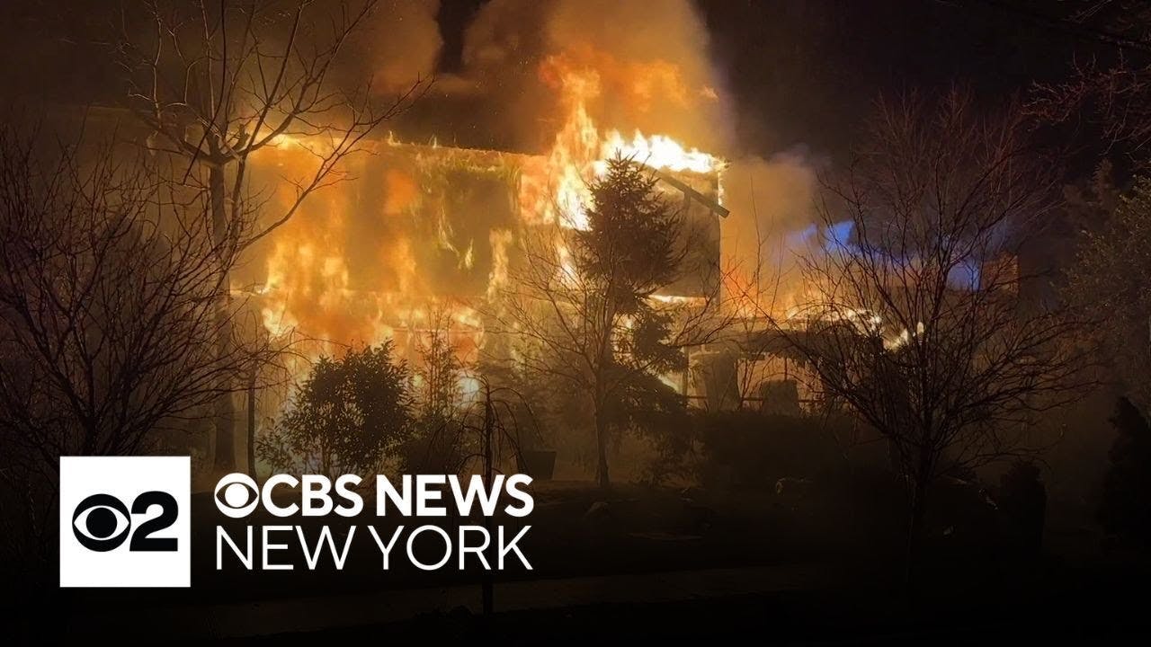 Elderly man missing after Long Island house fire
