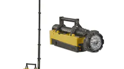 The Portable Scene Light measures 22.5 inches long and 6.5 inches wide, weighing 25.8 pounds, while the Portable Scene Light EXT measures 25.5 inches long and 6.5 inches wide, weighing 26.3 pounds.