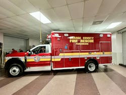 Orange County Fire Rescue Department's newest Wheeled Coach ambulance was on display at the 50th anniversary celebration. Orange County Fire Rescue Department's newest Wheeled Coach ambulance was on display at the 50th anniversary celebration.