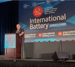 Rodger Mort, COO of Packaging And Crating Technologies (PACT) conducted an informational session on the manufacturer’s newest innovations made with its patented PACT® Thermo Shield, fire-suppressant wrap to control lithium battery explosions at The International Battery Seminar & Exhibit in Orlando, Florida from March 17-20, 2025. The annual convention attracts 2,000 top battery engineers, technologists and industry leaders across the consumer, automotive, military, grid, and industrial markets. Rodger Mort, COO of Packaging And Crating Technologies (PACT) conducted an informational session on the manufacturer’s newest innovations made with its patented PACT® Thermo Shield, fire-suppressant wrap to control lithium battery explosions at The International Battery Seminar & Exhibit in Orlando, Florida from March 17-20, 2025. The annual convention attracts 2,000 top battery engineers, technologists and industry leaders across the consumer, automotive, military, grid, and industrial markets.