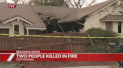 2 dead after 'accidental' house fire in Centennial