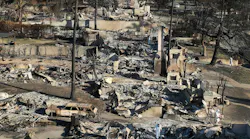 There will be no tests to determine if the areas ravaged by the wildfires contain toxic substances.