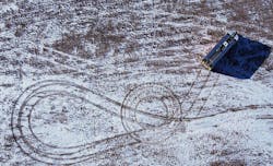 Boulder Fire-Rescue’s all-wheel drive electric fire truck features an impressive 47.5’ turning radius, while optional rear-axle steering provides “crab steering” to further position the apparatus into confined spaces. Boulder Fire-Rescue’s all-wheel drive electric fire truck features an impressive 47.5’ turning radius, while optional rear-axle steering provides “crab steering” to further position the apparatus into confined spaces.