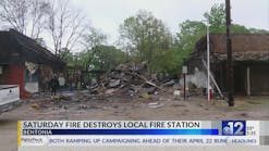 Bentonia Fire Department destroyed during fire Bentonia Fire Department destroyed during fire