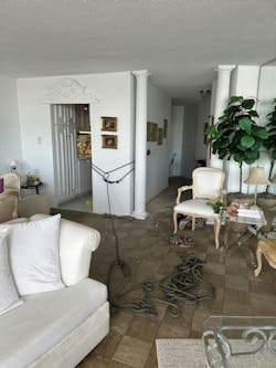 For an over-the-edge rope rescue, companies of North Hudson, NY, Regional Fire and Rescue (NHRFS) created their anchor by breaching walls and wrapping several studs. For an over-the-edge rope rescue, companies of North Hudson, NY, Regional Fire and Rescue (NHRFS) created their anchor by breaching walls and wrapping several studs.