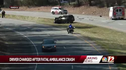 Woman charged after deadly crash involving Forsyth County EMS ambulance, officers say