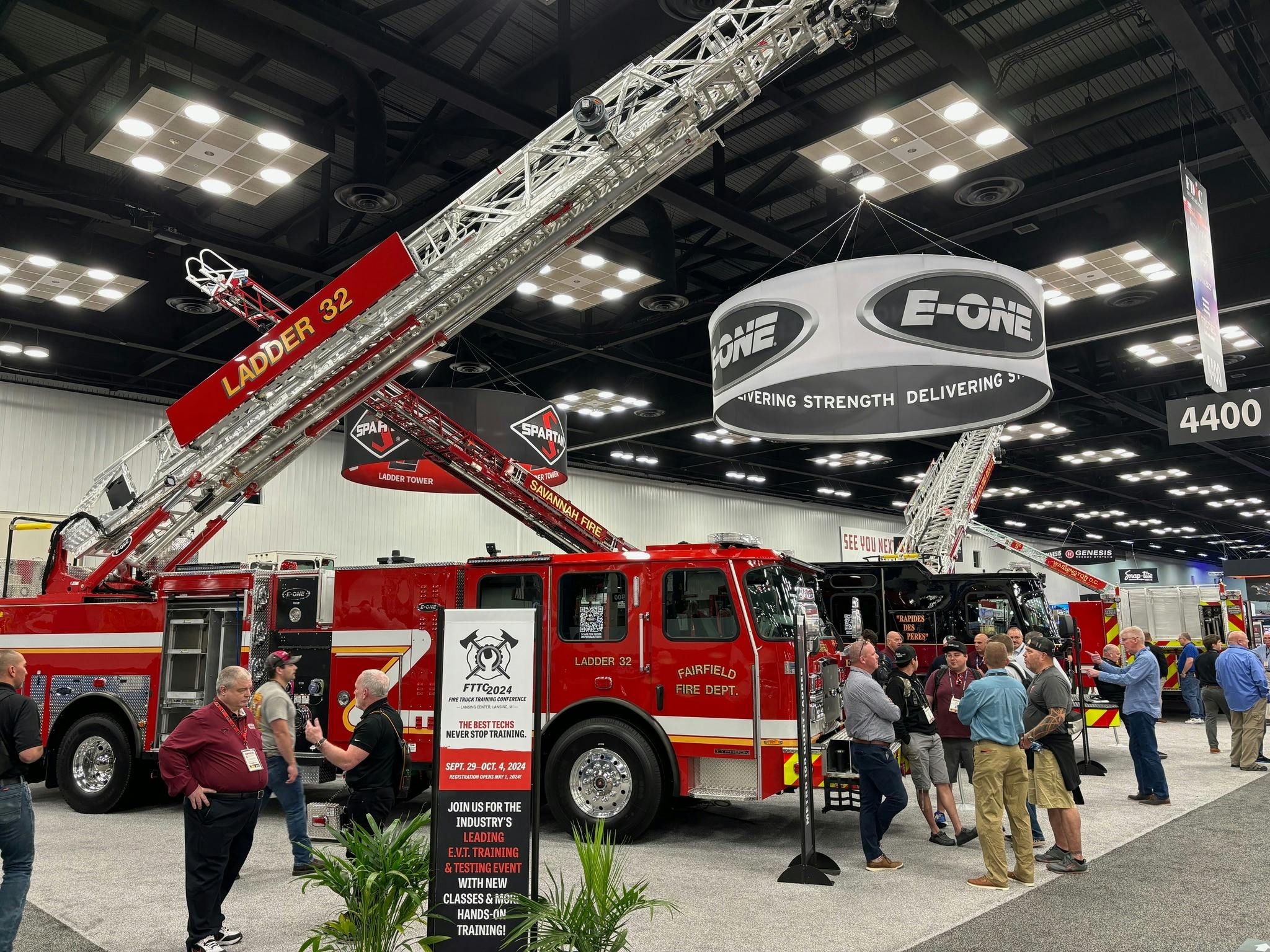 E-ONE Showcases New Tractor Drawn Aerial at FDIC 2025