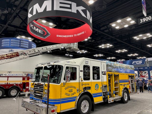 KME Showcases Tractor Drawn Rescue and More at FDIC 2025