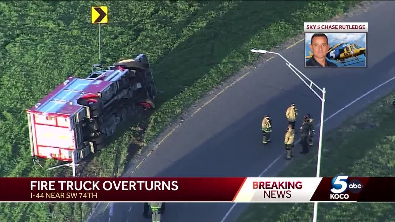 Fire Apparatus Flips in Oklahoma City | Firehouse