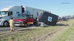 Ambulance crew, patient taken to hospital after Eastern Shore crash