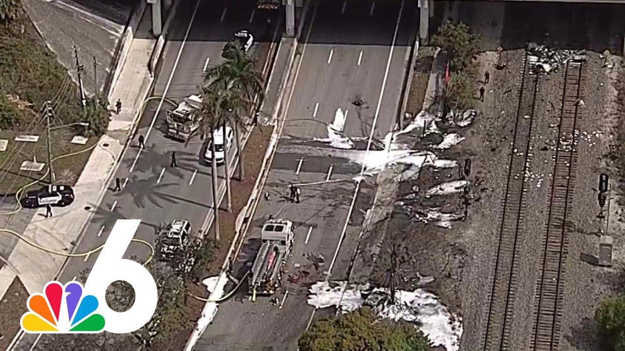 Small Plane Crash on Boca Raton, FL, Road Kills Three | Firehouse