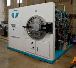 Tersus Solutions’ CO2-based machine is designed and built specifically for firefighter decontamination. Tersus Solutions’ CO2-based machine is designed and built specifically for firefighter decontamination.