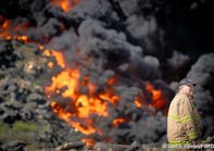 Fort Worth Firefighters Battle Intense Recycling Yard Fire Fort Worth Firefighters Battle Intense Recycling Yard Fire