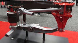 Chassis movement during acceleration and braking is reduced by the design of the RespondAir heavy-duty air ride suspension from Link Manufacturing. Chassis movement during acceleration and braking is reduced by the design of the RespondAir heavy-duty air ride suspension from Link Manufacturing.