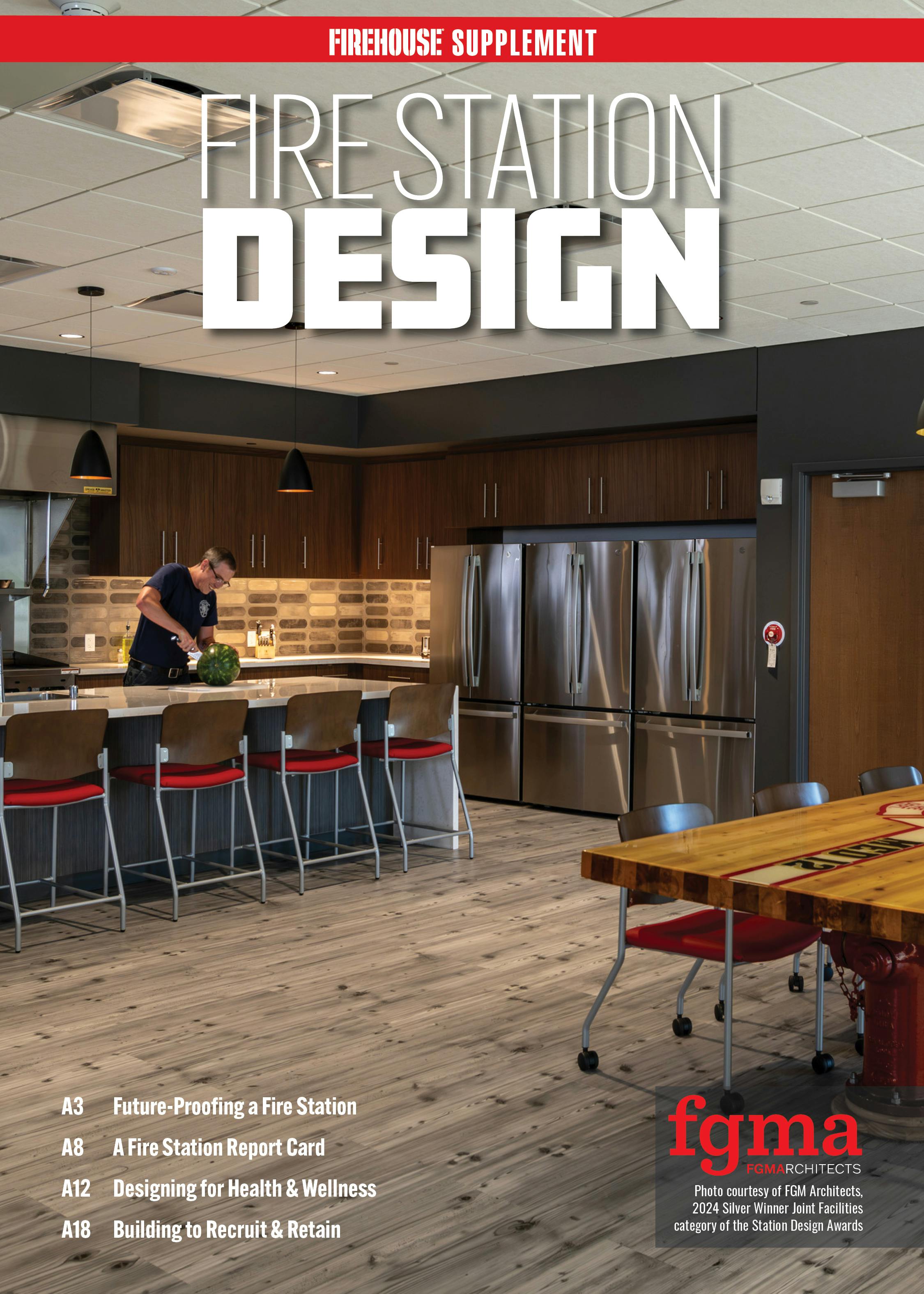 This special Station Design Supplement includes feature articles on future-proofing a fire station, designing a firehouse for physical and mental health, and building a facility to aid in recruitment and retention.