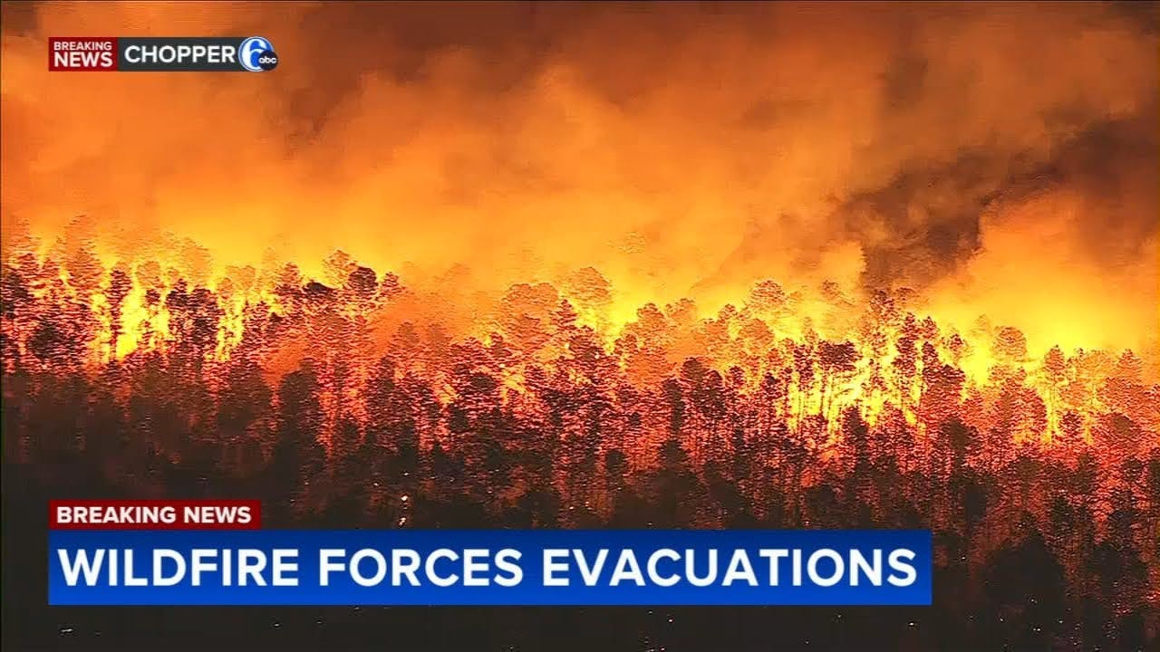 NJ wildfire grows to 8,500 acres, thousands of residents evacuated in Ocean County