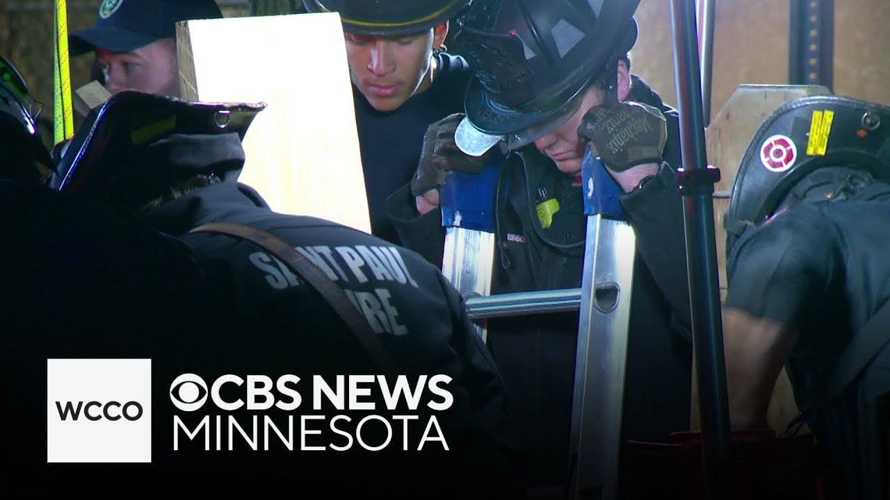 Worker Trapped in Hole Rescued by Firefighters in Minneapolis | Firehouse