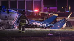 Medical helicopter crashes in Hartford, Illinois; 3 crew members hospitalized