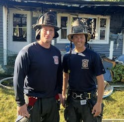 Drake and Wolsiffer both work for the Sugar Creek Township, IN, Fire Department. Drake has 14 years of expereince, while Wolsiffer has 18 years and is a battalion chief. Drake and Wolsiffer both work for the Sugar Creek Township, IN, Fire Department. Drake has 14 years of expereince, while Wolsiffer has 18 years and is a battalion chief.