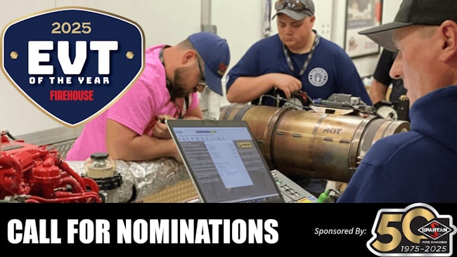 Firehouse and Spartan Chassis have once again teamed up to honor emergency vehicle technicians with the EVT of the Year Award.