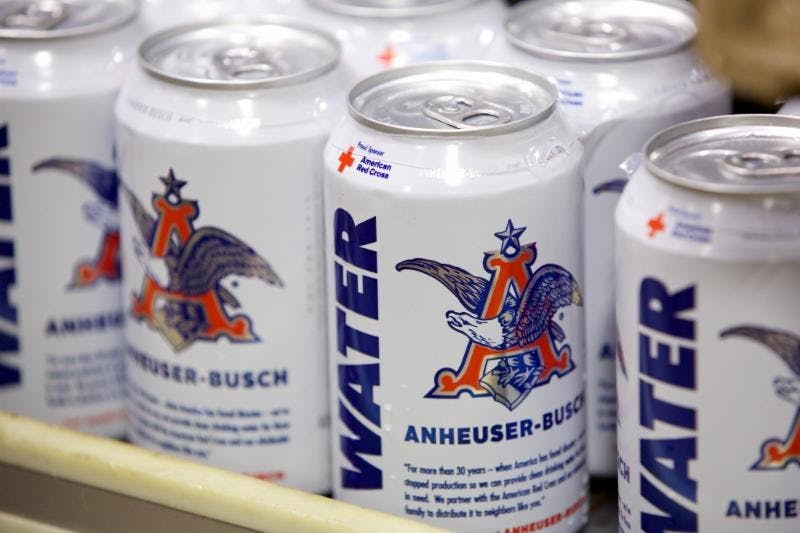 Anheuser-Busch Produces 100 Millionth Can of Emergency Drinking Water for Communities in Need