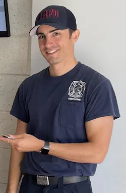 New Bedford Firefighter Michael Desouza