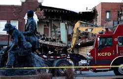 Three civilians were killed in the 2021 crash when the Kansas City engine ran a red light. Three civilians were killed in the 2021 crash when the Kansas City engine ran a red light.