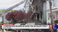 Firefighters injured while battling house fire in New Haven