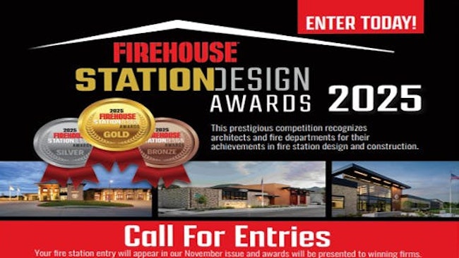 Firehouse is seeking submissions for the 2025 Station Design Awards, which will be showcased in the November 2025 issue.