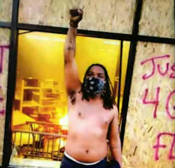 Montez Lee Jr. admitted to setting a fire during the George Floyd riots. Montez Lee Jr. admitted to setting a fire during the George Floyd riots.