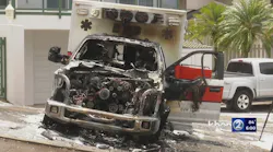HFD extinguishes ambulance fire in Wailupe