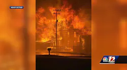 'There ain't no saving that building': Late night fire burns down historic Caudill Electric building