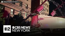 Truck crashes into building, causes power outage in New Jersey