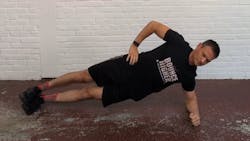 Side plank. Side plank.