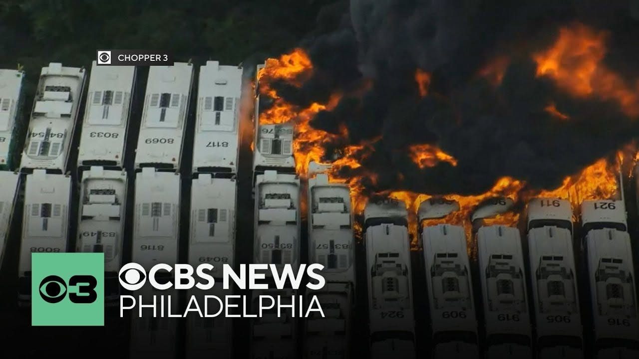 Watch: Philadelphia Firefighters Battling Blaze at Bus Facility | Firehouse
