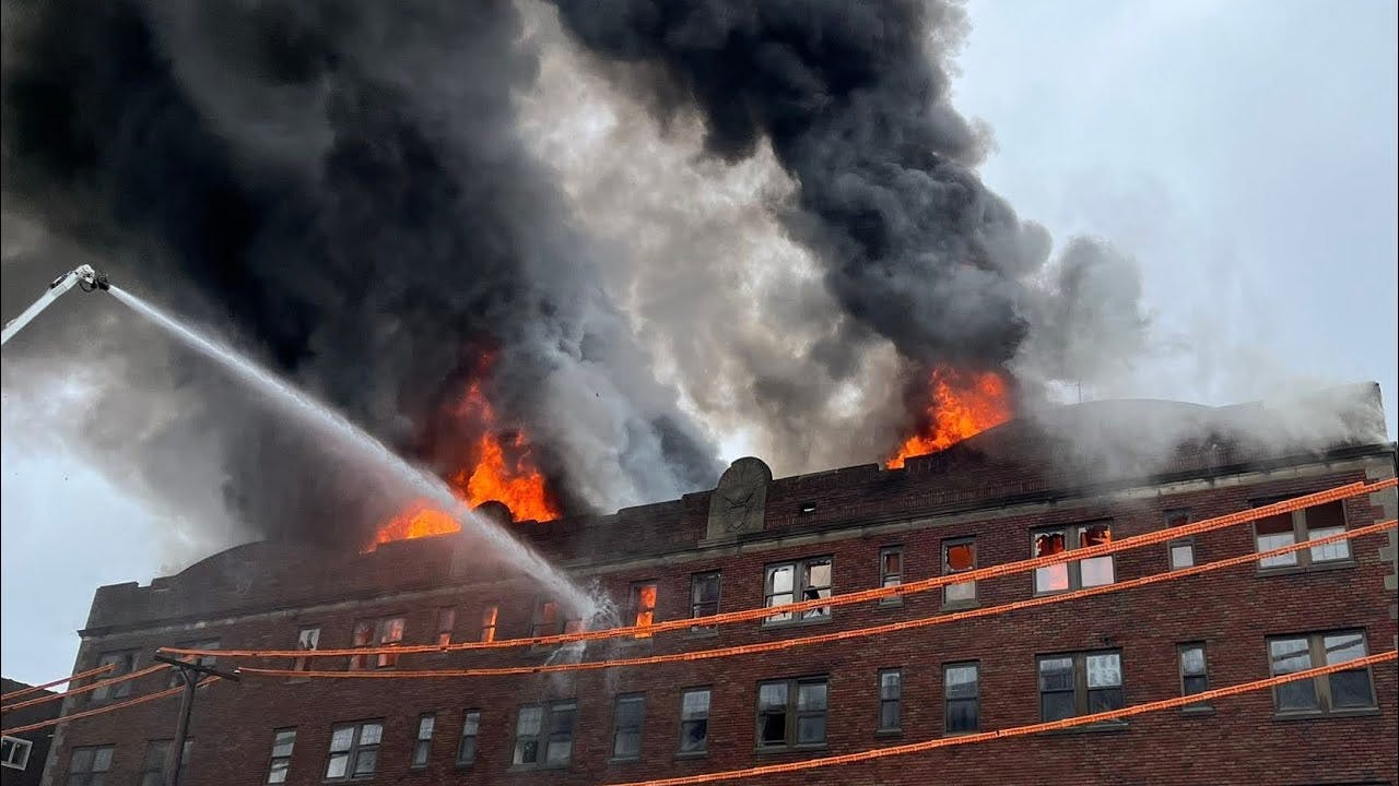 Four-Alarm Fire in Vacant Building Challenges Philadelphia Firefighters ...