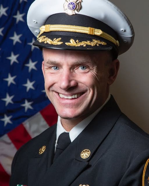 Pasadena Fire Chief Chad Augustin
