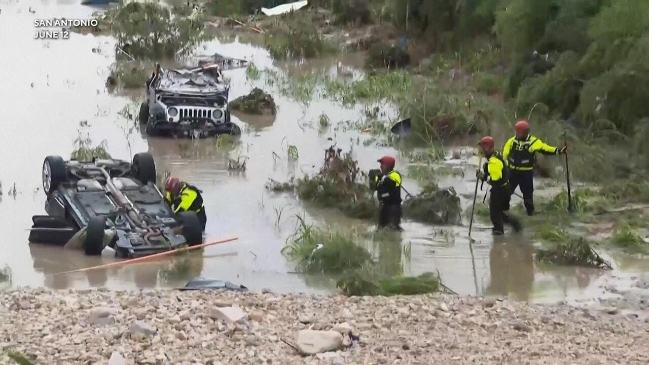 Deadly flooding hits West Virginia and San Antonio, Texas