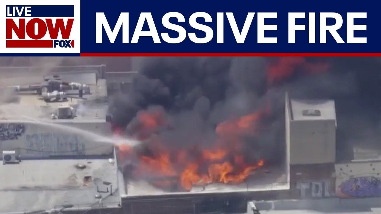 Major Fire in Downtown Los Angeles Consumes Two Buildings | Firehouse