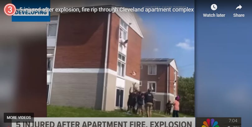 Watch: Baby Dropped from Third Story After Explosion in Cleveland ...