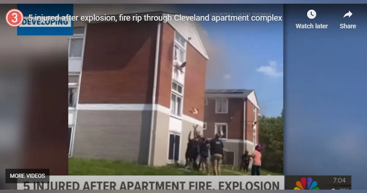 Watch: Baby Dropped from Third Story After Explosion in Cleveland ...