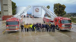 Los Angeles County Fire Department Receives New Rosenbauer America Tractor Drawn Aerial Quints Los Angeles County Fire Department Receives New Rosenbauer America Tractor Drawn Aerial Quints
