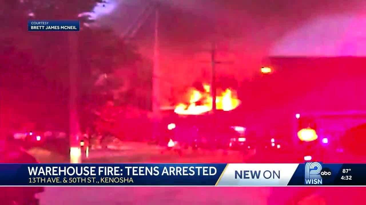 Five Teens Charged with Setting Kenosha, WI, Warehouse Fire | Firehouse