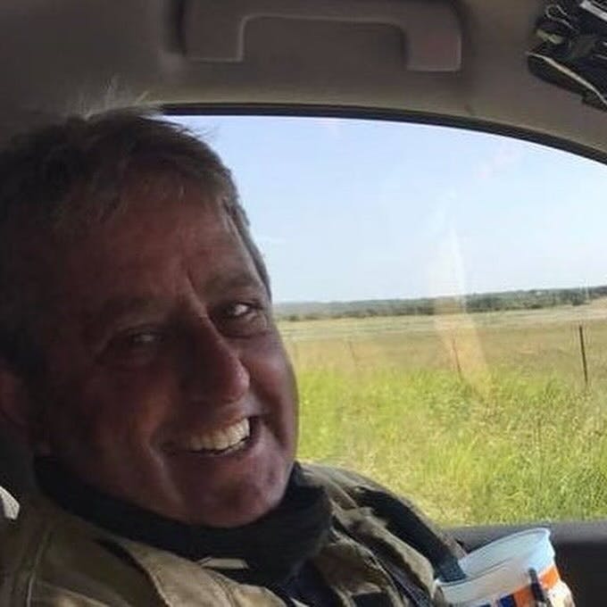 Fire Chief Michael Phillips, from the Marble Falls Area Volunteer Fire Department, was swept away in his chief's vehicle by flood waters.