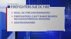 Firefighters sue DC over discriminatory practices