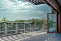 Biophilic design in fire stations blurs the line between indoor and outdoor spaces, including the use of folding walls or pass-through windows to connect day rooms and recreational spaces. Biophilic design in fire stations blurs the line between indoor and outdoor spaces, including the use of folding walls or pass-through windows to connect day rooms and recreational spaces.