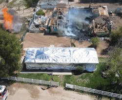 Used by professional firefighters for more than 20 years, FireFoil is a high-performance structure wrap that protects buildings from wildfire heat and embers. Used by professional firefighters for more than 20 years, FireFoil is a high-performance structure wrap that protects buildings from wildfire heat and embers.